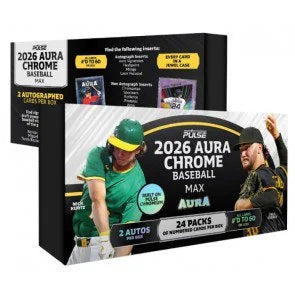 2026 Pulse Aura Chrome Baseball Max Edition Box