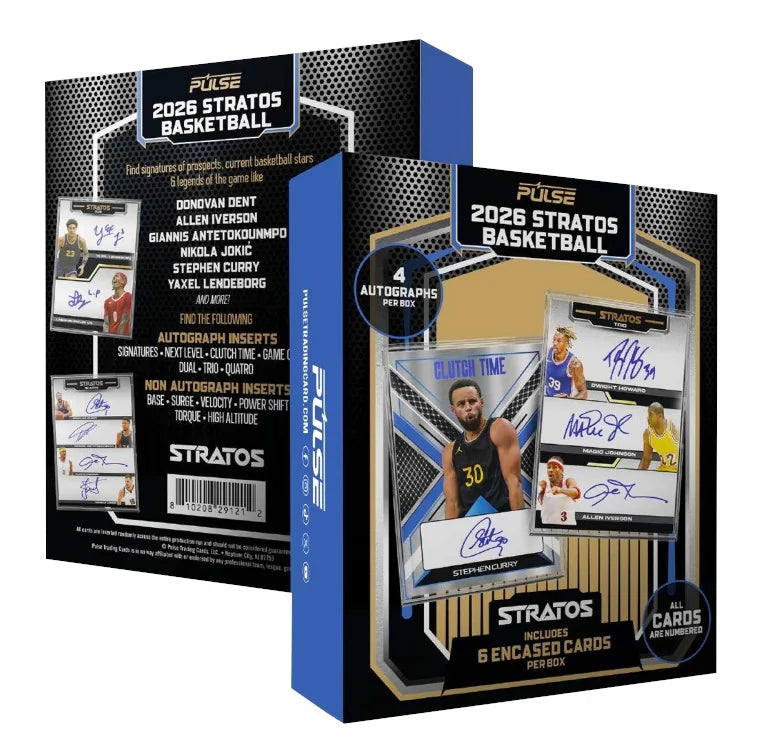 2026 Pulse Stratos Basketball Hobby 10 Box Case - B2