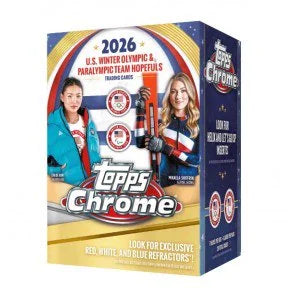 DRAFT - 2026 Topps Chrome US Olympic Hopefuls Blaster Case | 40 Boxes