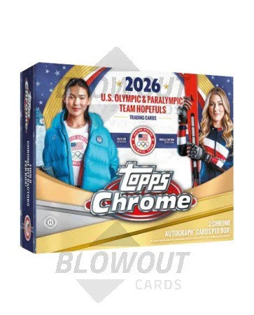 DRAFT - 2026 Topps Chrome US Olympic Hopefuls Hobby Case | 12 Boxes