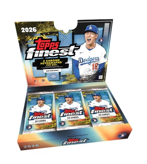 2026 Topps Finest Baseball Hobby Box (Ships Sealed Only)