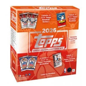 2026 Topps MLB x NBA Official Collectors Kit - 8 Kit Case