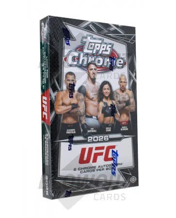 DRAFT - 2026 Topps UFC Chrome Hobby 12-Box Case | 144 Packs