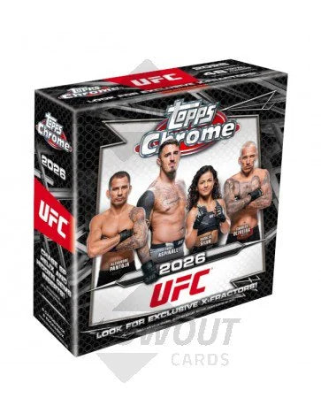 DRAFT - 2026 Topps UFC Chrome Mega Case | 20 Boxes