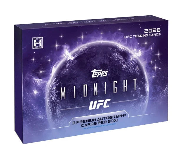 2026 Topps UFC Midnight Hobby 8 Box Case