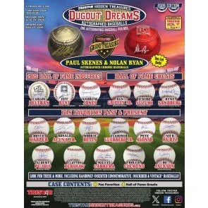 2026 Tristar Hidden Treasures Dugout Dreams Autographed Baseball 12 Box Case