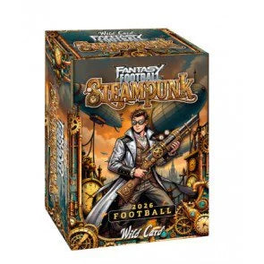 2026 Wild Card Fantasy Football Steampunk Box 5 Packs