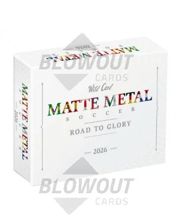 2026 Wild Card Matte Metal Soccer Road To Glory 12 Box Case
