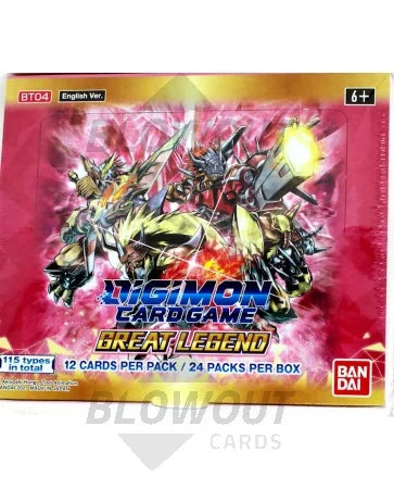 DRAFT - Digimon Card Game Great Legend Booster Box | 24 Packs
