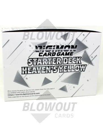 DRAFT - Digimon Heaven's Yellow Starter Deck Box | 6 Decks Per Box