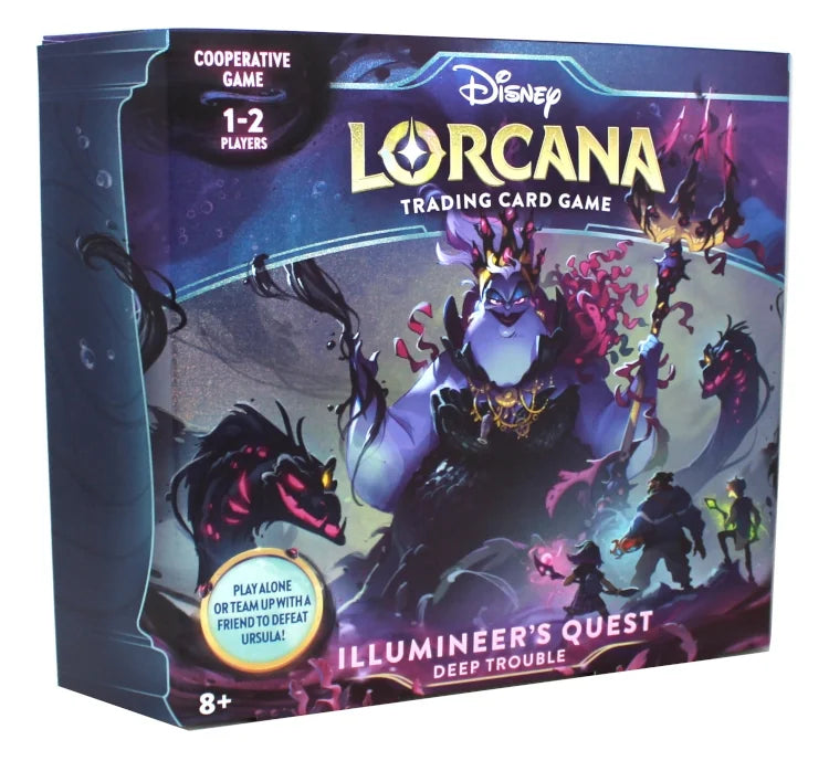 Disney Lorcana Ursula Return Gift Set Box 4 Player TCG Experience (Ships Sealed Only)