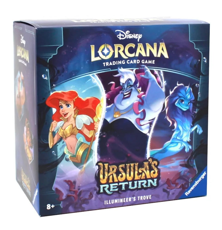 Disney Lorcana Ursula Illumineer s Trove Box 8 Booster Packs (Ships Sealed Only)