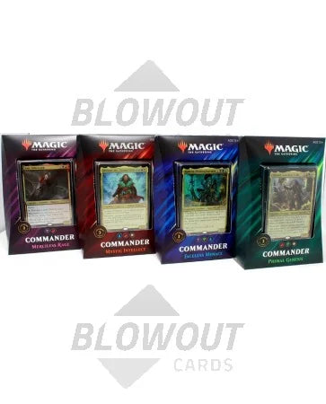 DRAFT - Magic: The Gathering 2019 Commander Deck | 4-Box Case