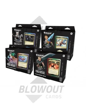 DRAFT - Magic: The Gathering Final Fantasy Commander Deck | 4-Box Case