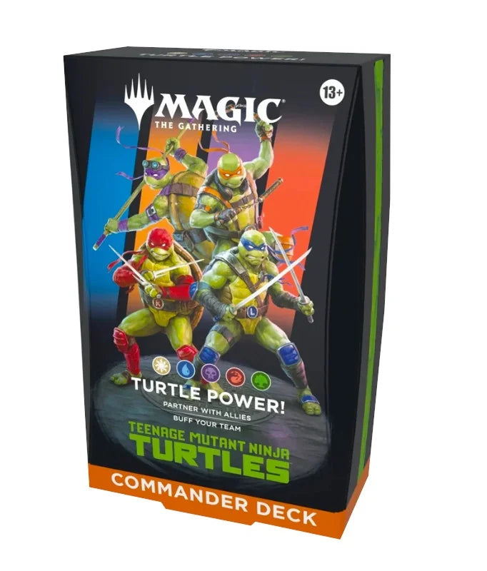 Magic the Gathering Teenage Mutant Ninja Turtles Commander Deck 4 Box Case
