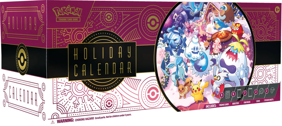 Pokemon 2025 Holiday Calendar Box - 6 Box Case