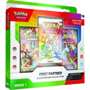 Pokemon First Partner Illustration Collection Series 1 - 6 Box Case