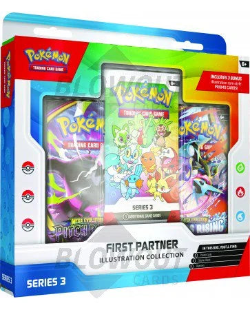 Pokemon First Partner Illustration Collection Series 3 6 Box Case