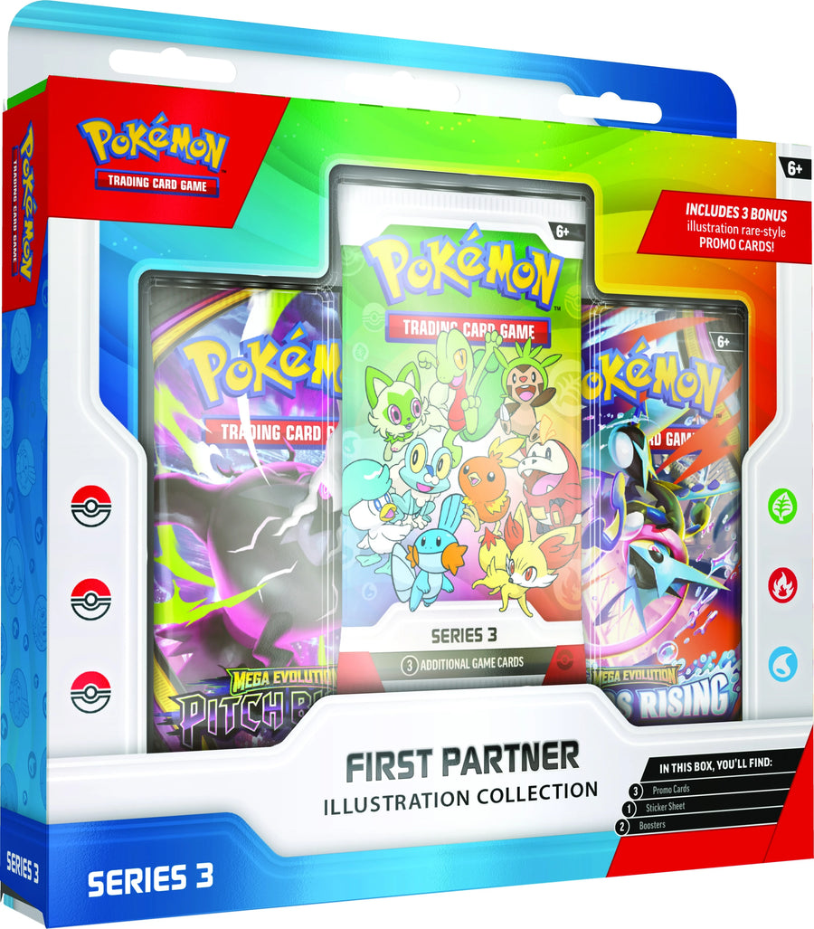 Pokemon First Partner Illustration Collection Series 3 - 6 Box Case