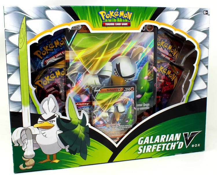 Galarian Sirfetch d V Pokemon Box Case 6 Boxes 24 Packs (Ships Sealed Only)