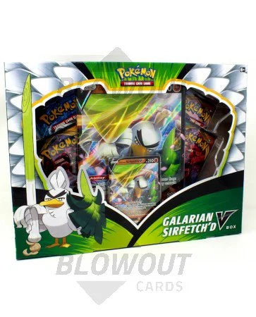 DRAFT - Galarian Sirfetch'd V Box | Pokemon Trading Card Game