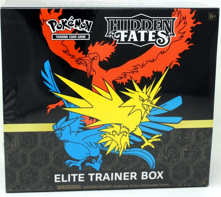 Pokemon Hidden Fates Elite Trainer 10 Box Lot