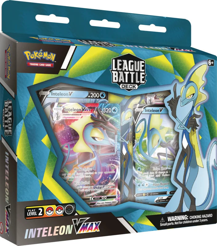 Inteleon VMAX League Battle Deck 6 Box Case (Ships Sealed Only)