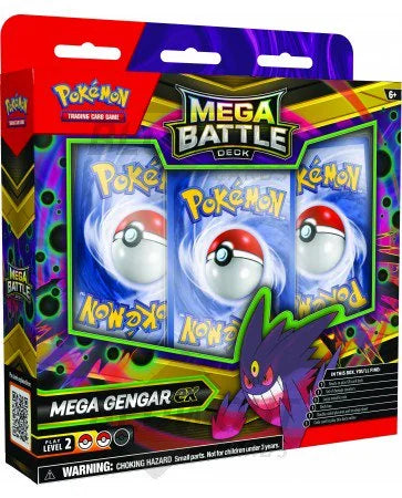 DRAFT - Pokemon Mega Battle Deck Mega Gengar ex | 6-Box Case