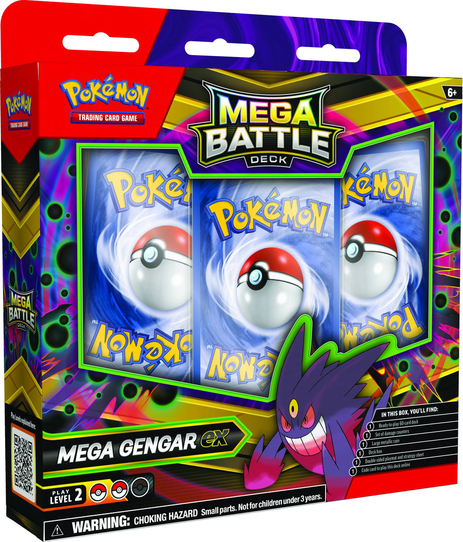 Pokemon Mega Battle Deck: Mega Gengar/Diancie EX 6 Box Case