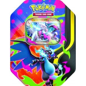 Pokemon Mega Charizard Tin - 6 Tin Case