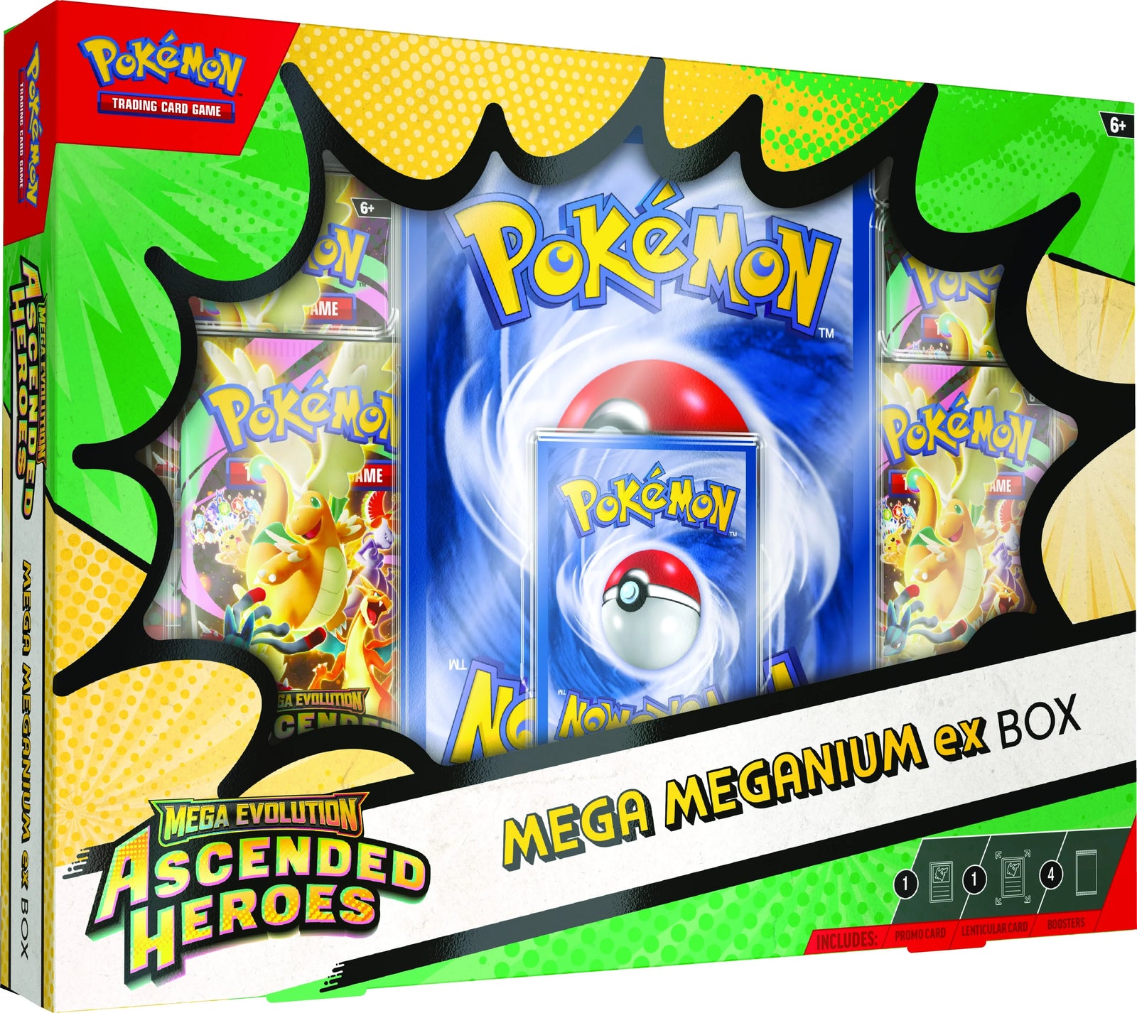 Pokemon Mega Evolution Ascended Heroes EX 6 Box Case