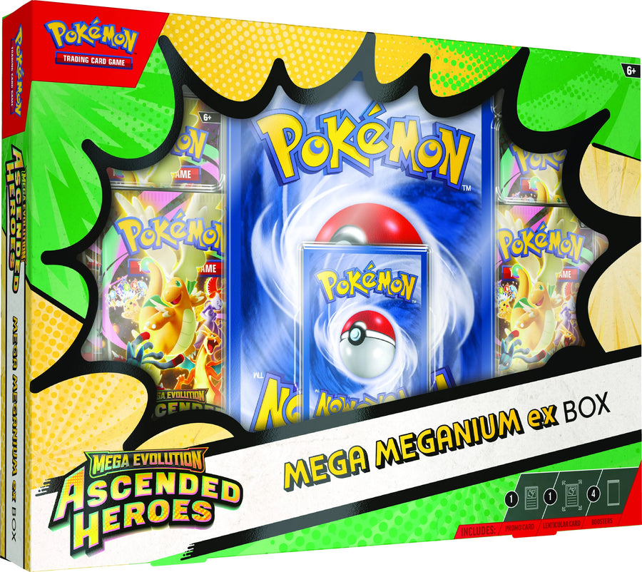 Pokemon Mega Evolution Ascended Heroes EX 6 Box Case