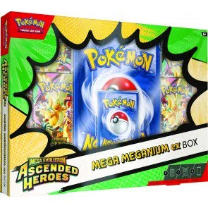 DRAFT - Pokemon Mega Evolution Ascended Heroes EX Box | 4 Booster Packs