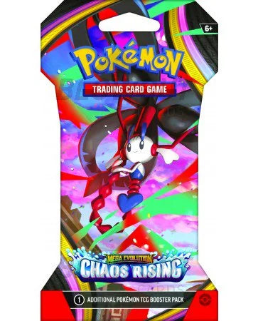 DRAFT - Pokemon Mega Evolution Chaos Rising Blister Pack Case | 144 Packs