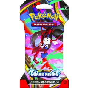 DRAFT - Pokemon Mega Evolution Chaos Rising Blister Pack Case | 144 Packs
