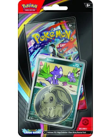 DRAFT - Pokemon Mega Evolution Chaos Rising Checklane Blister Box