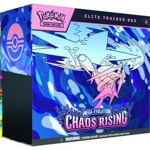 DRAFT - Pokemon Mega Evolution Chaos Rising Elite Trainer 10 Box Case