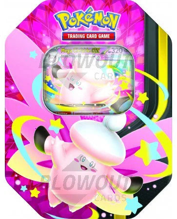 DRAFT - Pokemon Mega Evolution Mega Moonlit Tin | 6-Tin Case