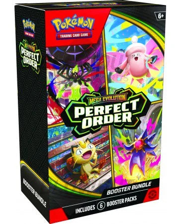 DRAFT - Pokemon TCG Mega Evolution Perfect Order Booster Bundle | 6 Packs