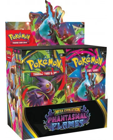 DRAFT - Pokemon Mega Evolution Phantasmal Flames Booster 6 Box Case