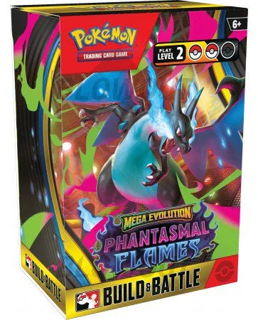 DRAFT - Pokemon Mega Evolution Phantasmal Flames Build & Battle Display Box