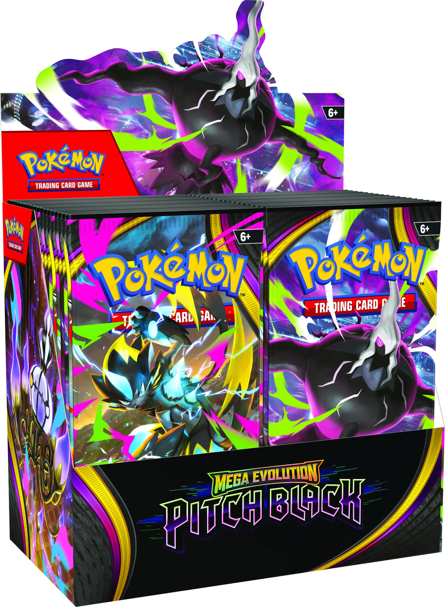 Pokemon Mega Evolution Pitch Black Booster 6 Box Case