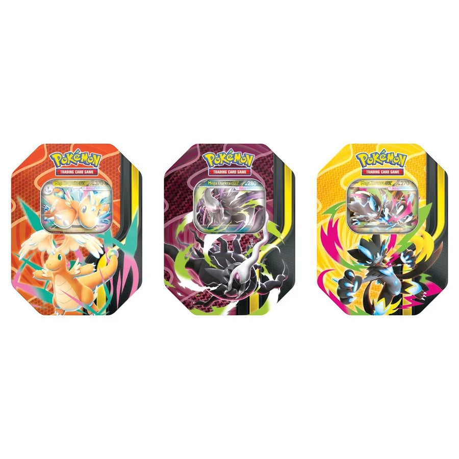 Pokemon Mega Forces Tin | 6-Tin Case (Ships Sealed Only)