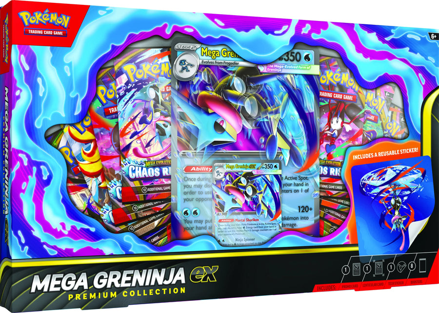 Pokemon Mega Greninja ex Premium Collection Box