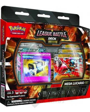 DRAFT - Pokemon Mega Lucario EX League Battle Deck | 6-Box Case