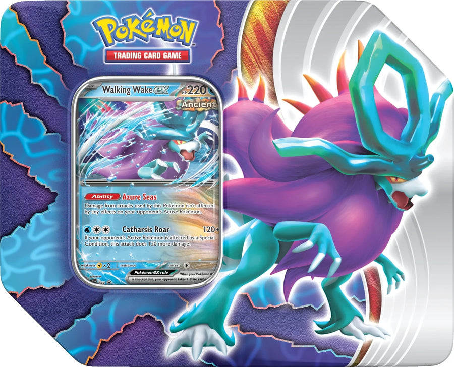 Pokemon Paradox Clash Tin - 6 Tin Case