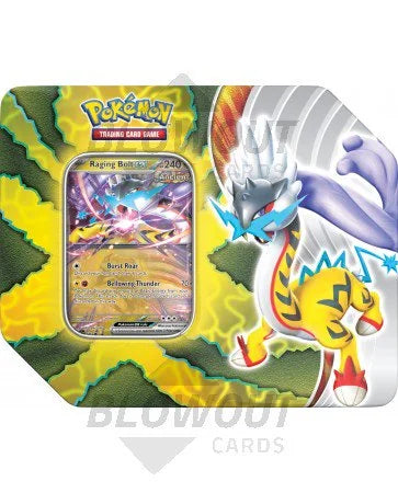 DRAFT - Pokemon Paradox Destinies Tin Case | 8 Tins with Promo Cards