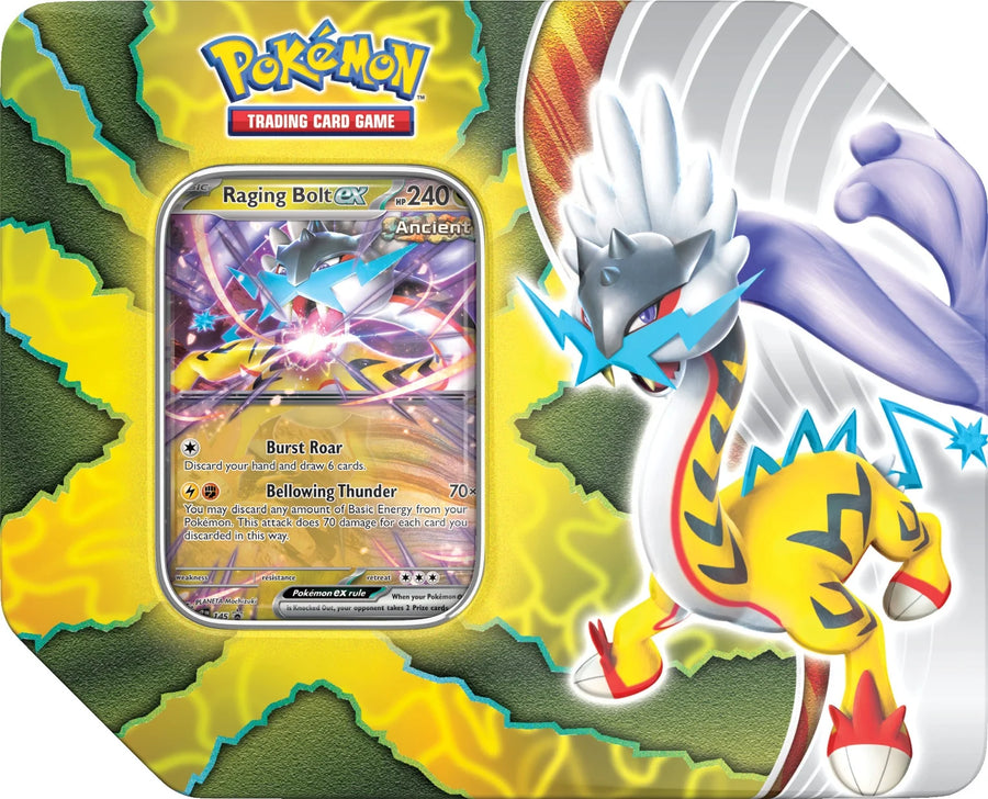 Pokemon Paradox Destinies Tin - 8 Tin Case
