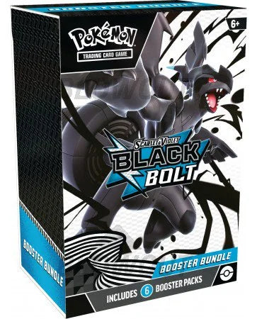 DRAFT - Pokémon TCG Scarlet & Violet Black Bolt Booster Bundle Box | 6 Packs