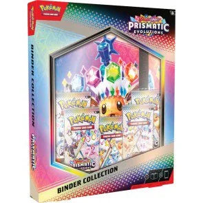 Pokemon Scarlet & Violet Prismatic Evolutions Binder Collection Box - 6 Box Case